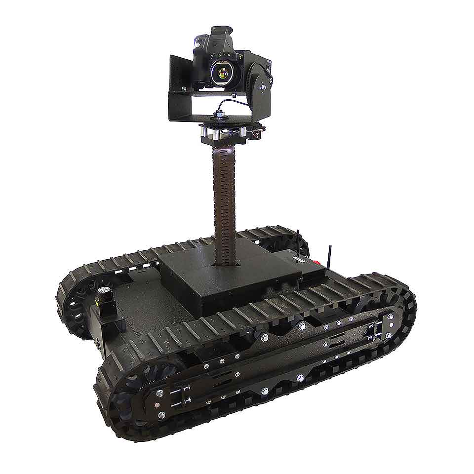 Camera Installed on a Surveillance Robot for Vision